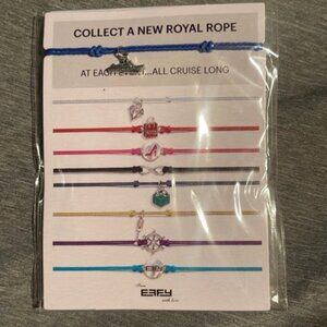 EFFY royal rope bracelet - cruise ship or boat shape charm - multiples available